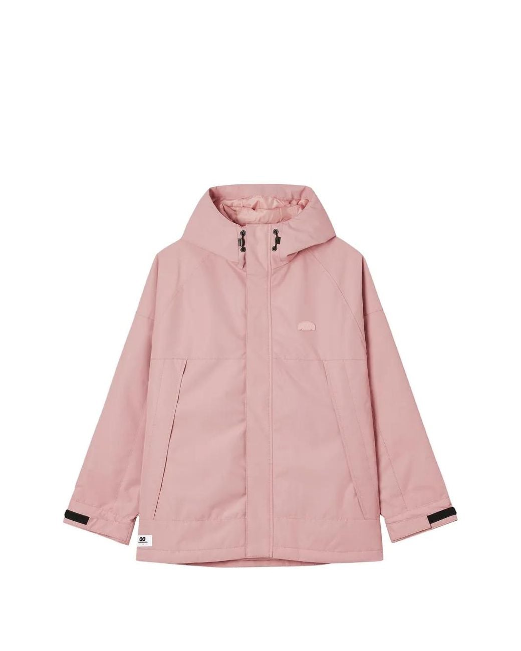 Chocoolate Pink Hooded Raglan-Sleeve Jacket