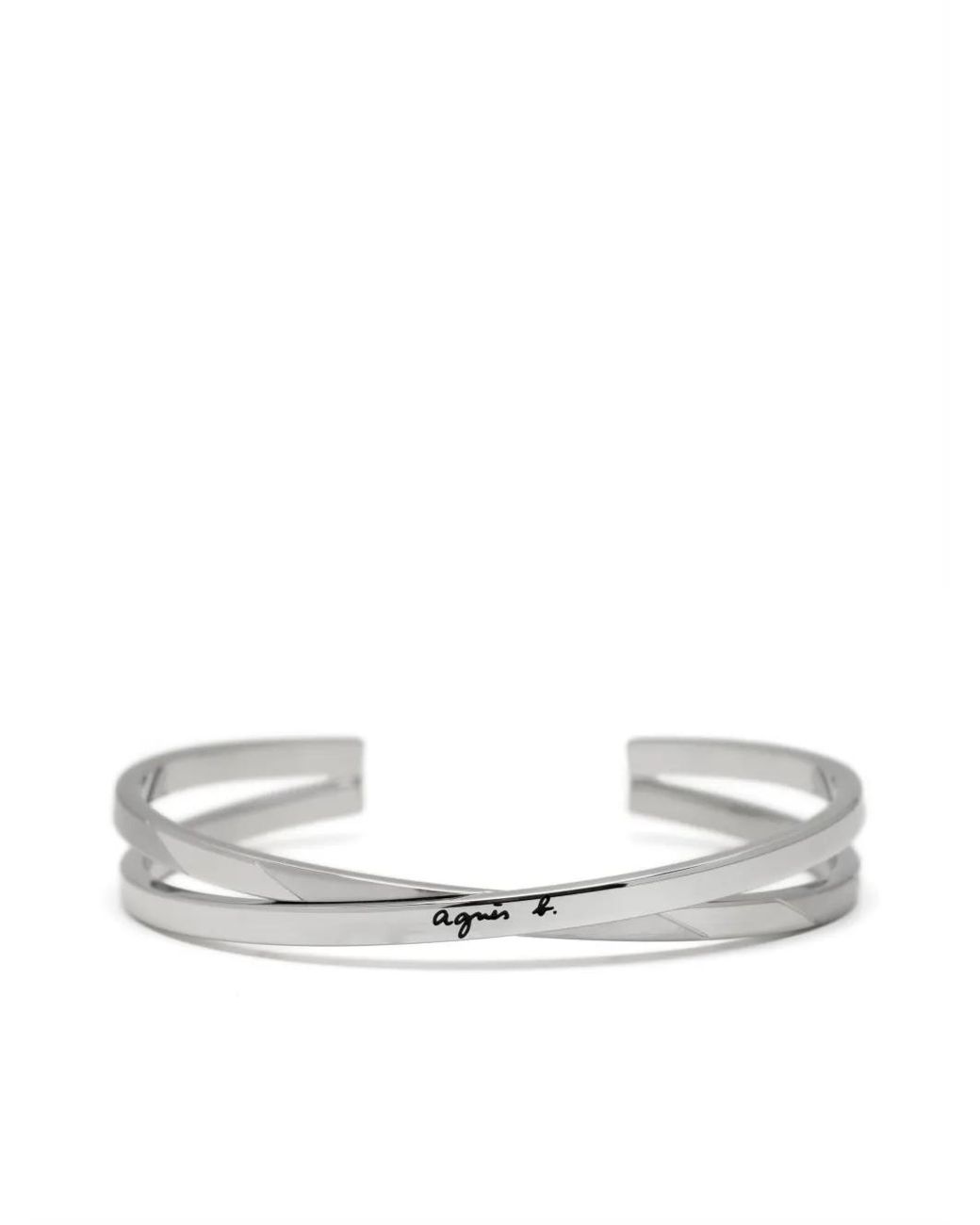 Agnes B. White Compulsion Bangle