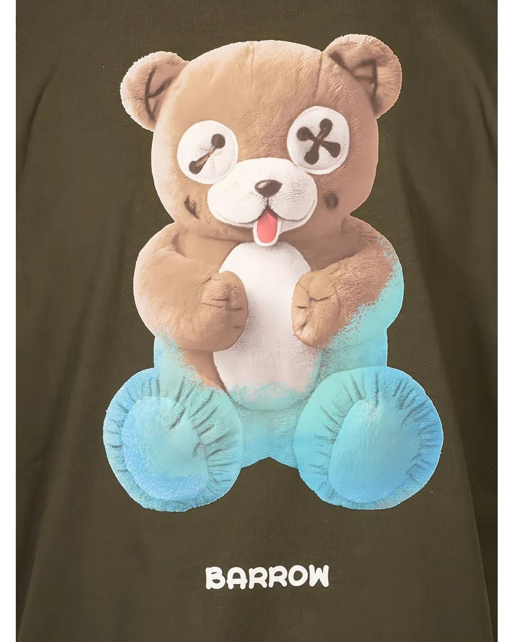 Barrow Green T-Shirt Keep Going À Imprimé Ourson