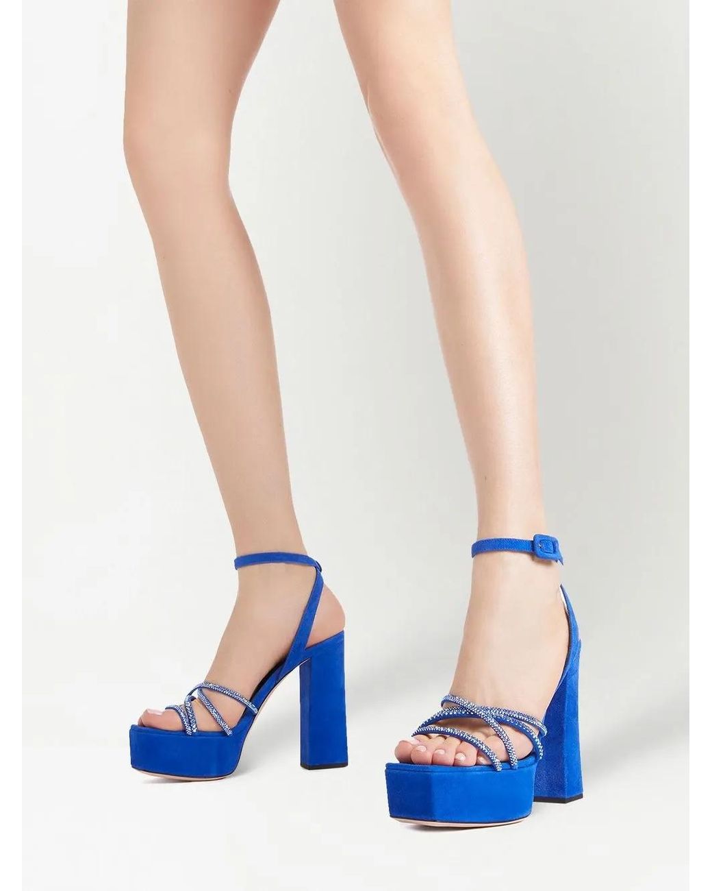 Giuseppe Zanotti Blue Sandals