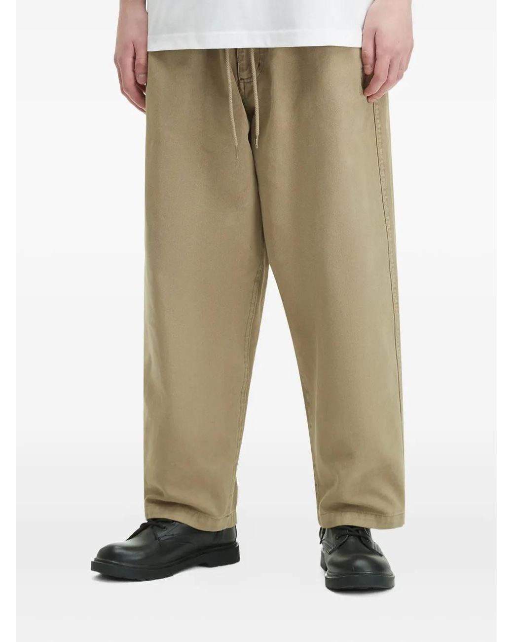 Alpha Industries Green Elasticated-Waist Trousers for men