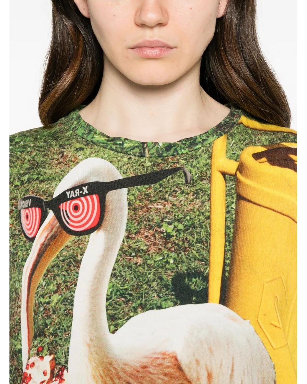 The Artistylist Green Graphic-Print T-Shirt