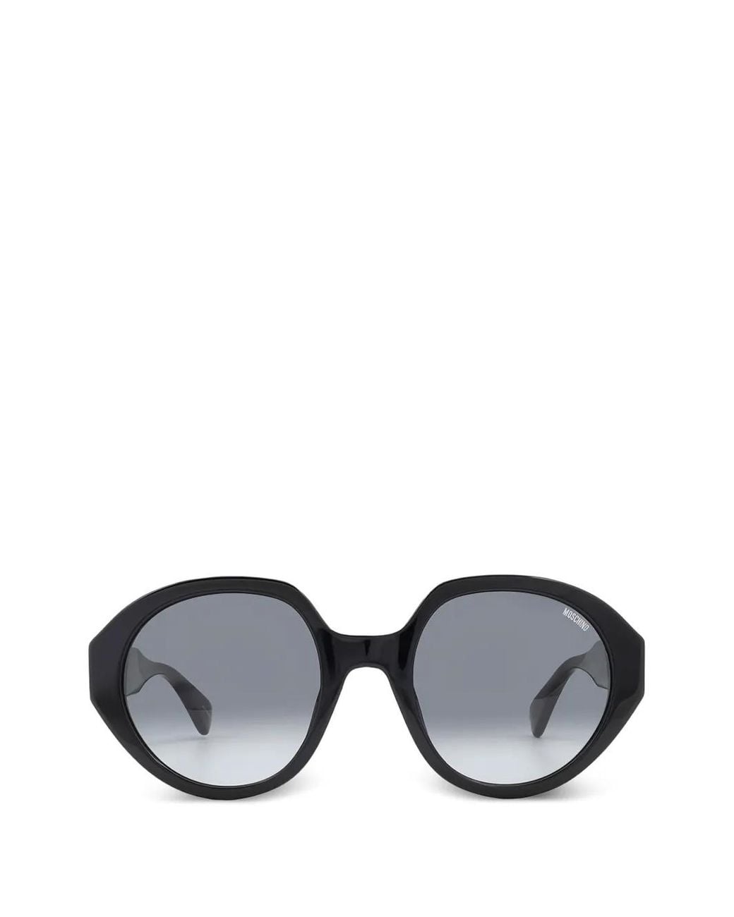 Moschino Black Round-Frame Sunglasses