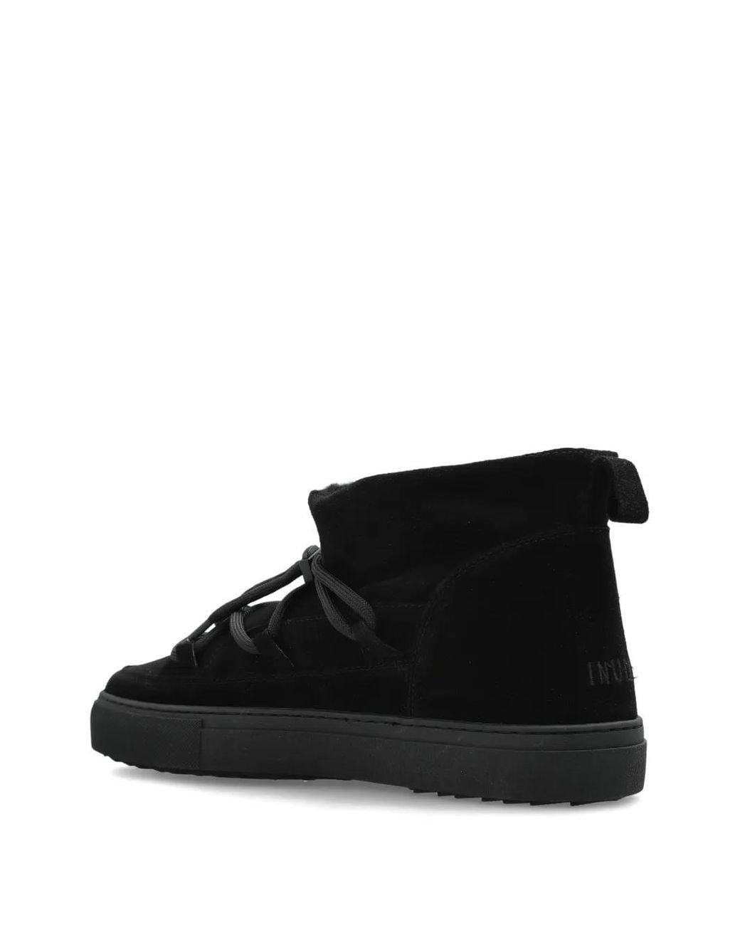 Inuikii Black Classic Low Lace-Up Boots for men