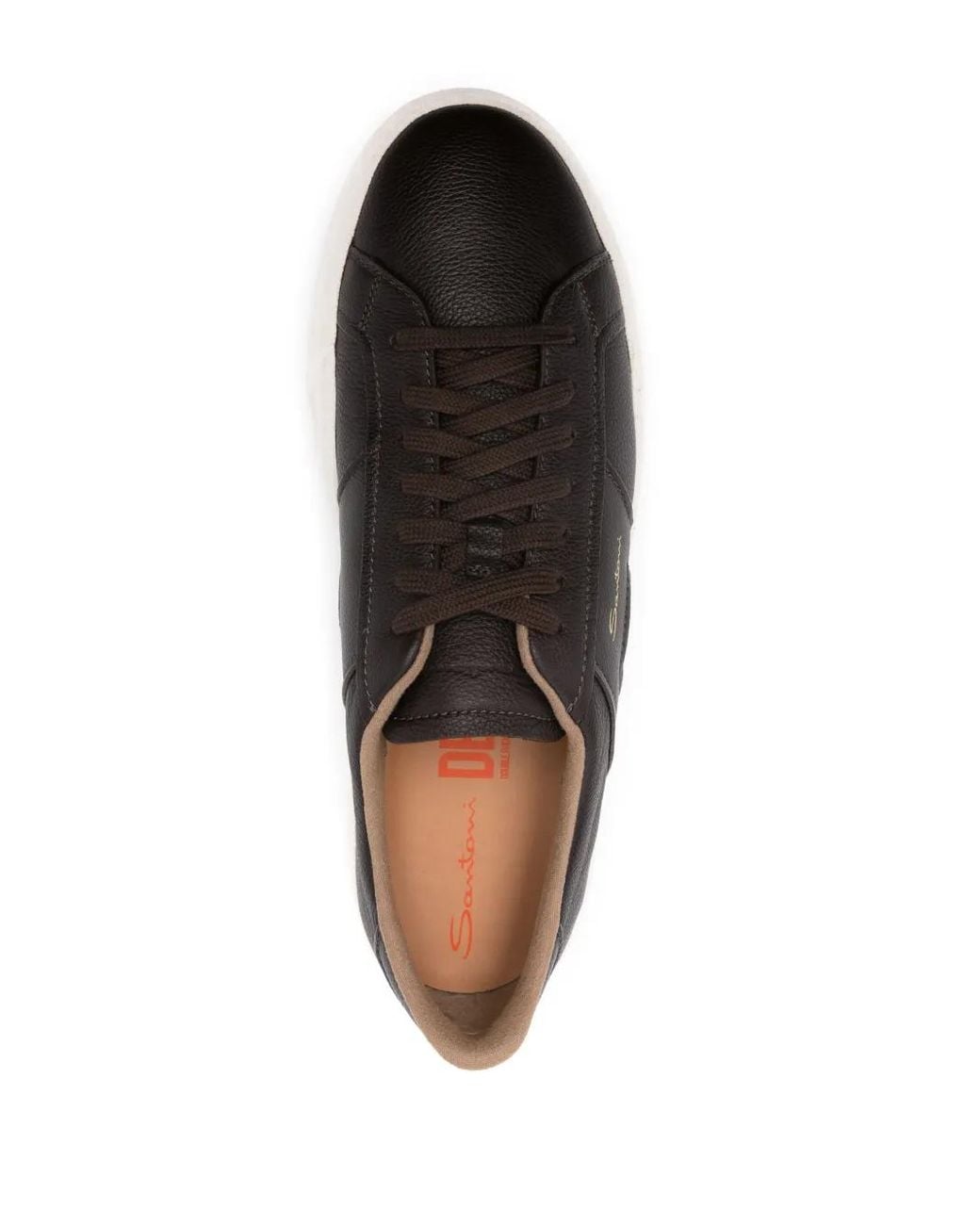 Santoni Brown Trainers for men