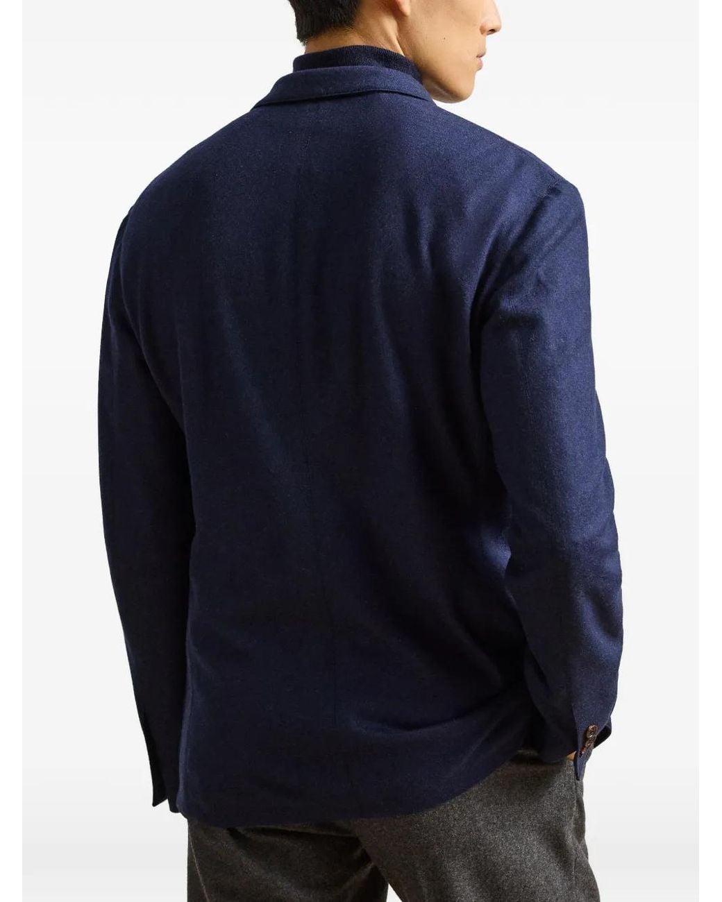 Ralph Lauren Blue Hadley Double-Breasted Jacket for men