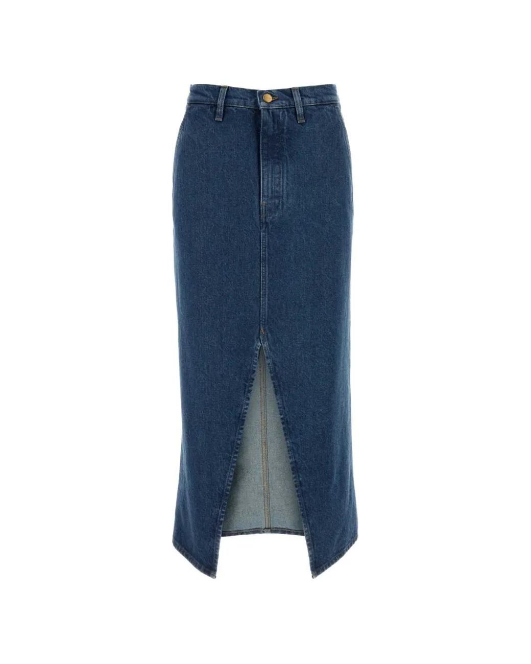 Jil Sander Blue Denim Skirt