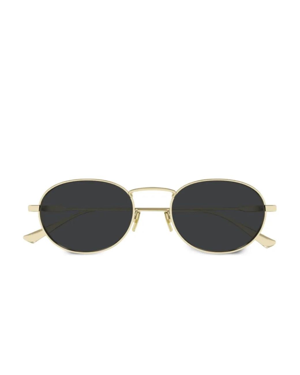 Saint Laurent Black Round-Frame Sunglasses