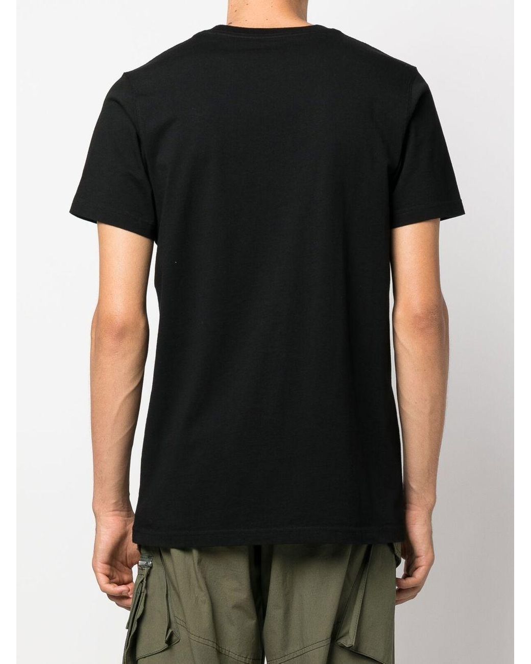 Hombre Ropa de Camisetas y polos de Camisetas de manga larga Camiseta con estampado gráfico Maharishi de Algodón de color Negro para hombre 