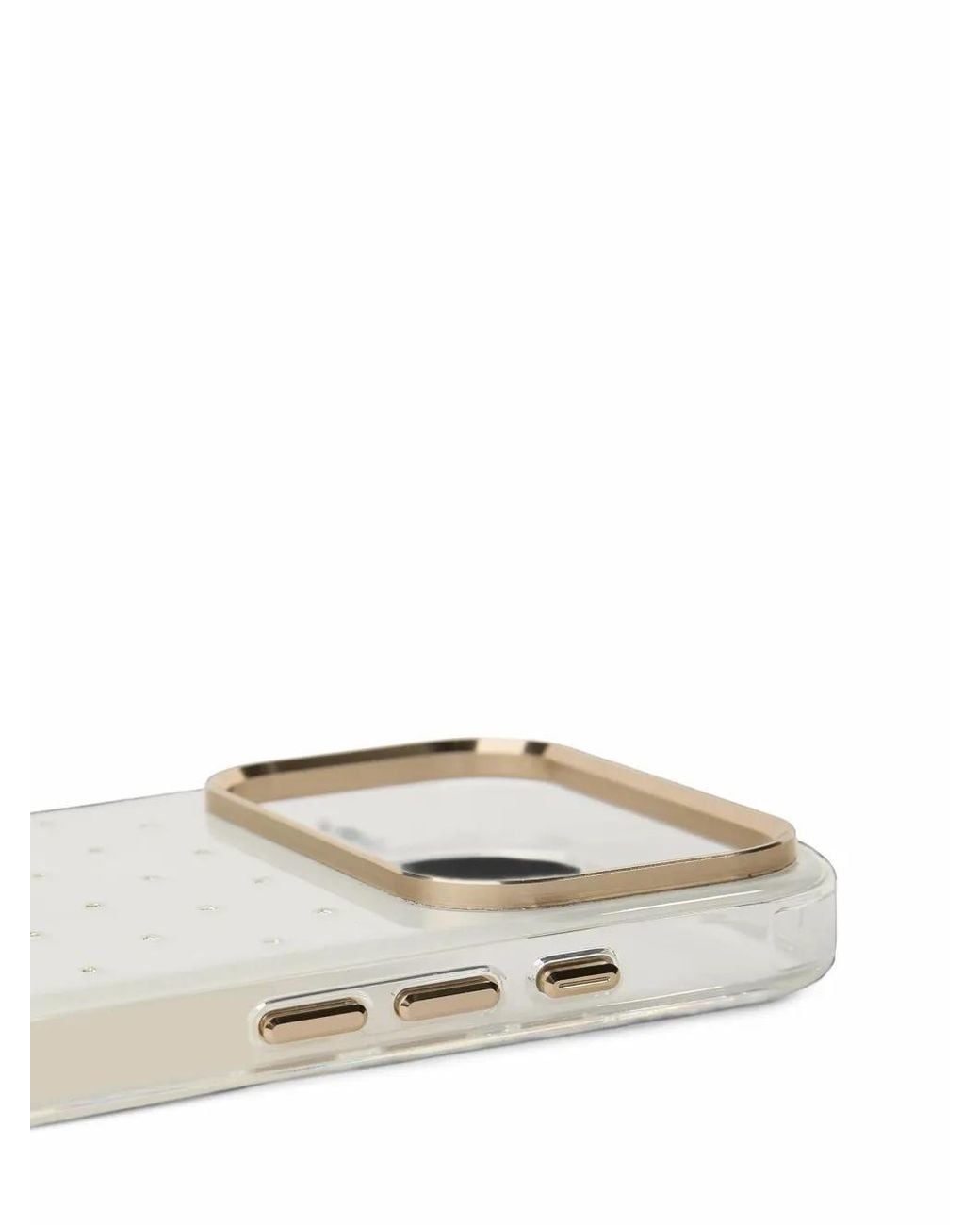 Karl Lagerfeld White Autograph Rhinestone Iphone 17 Pro Max Case
