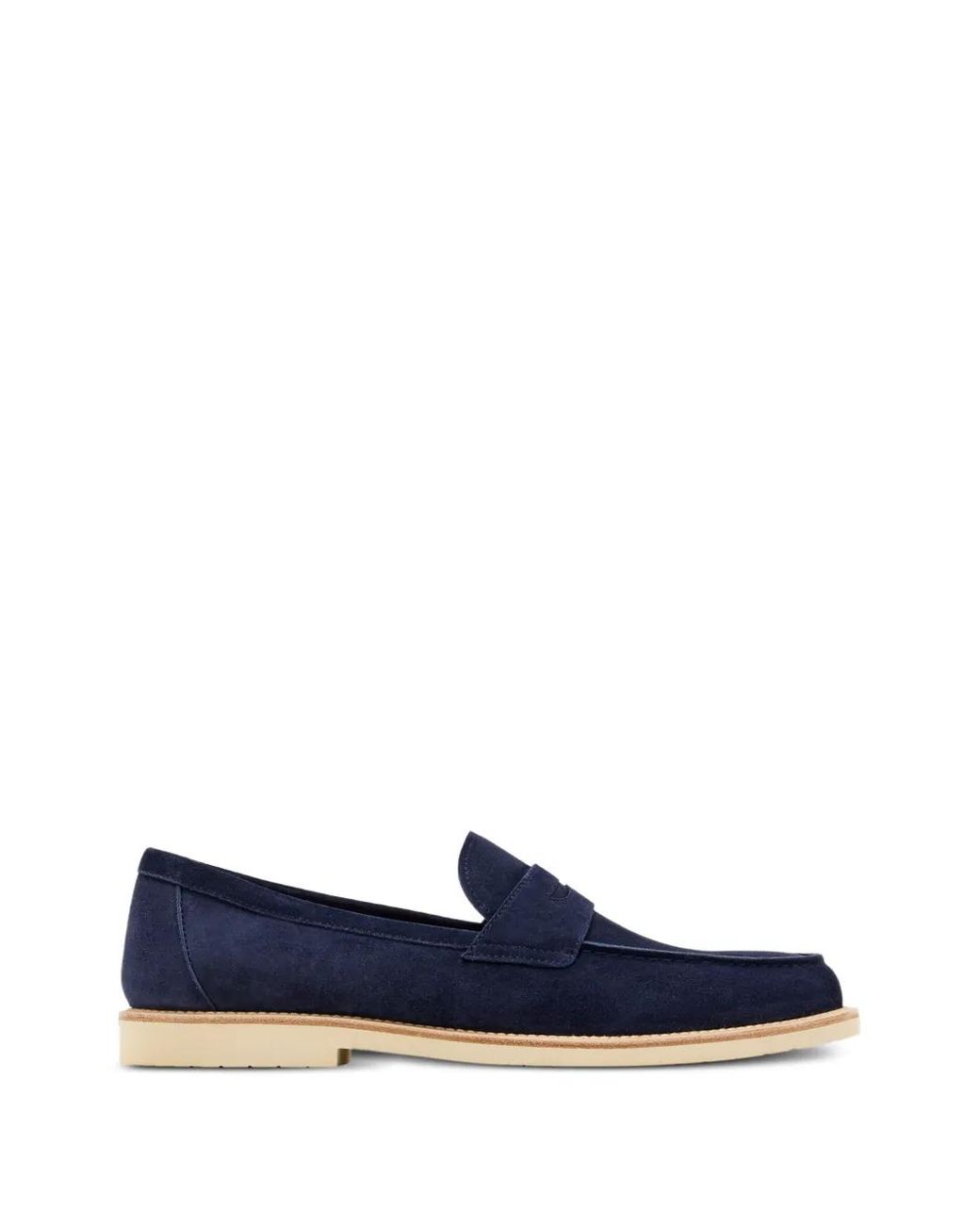 Brunello Cucinelli Blue Penny Loafers for men