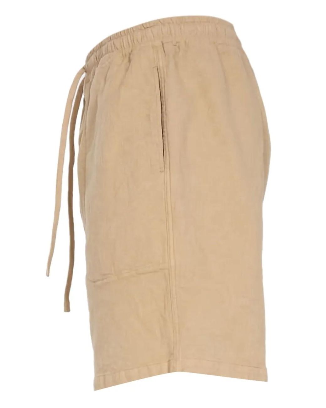 YMC Natural Drawstring Pocket Shorts for men