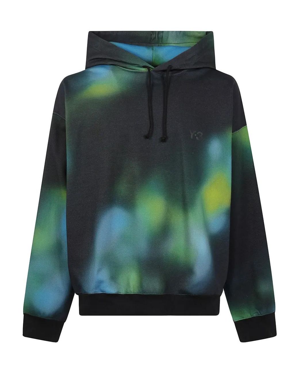 Y-3 Green Aop Hoodie
