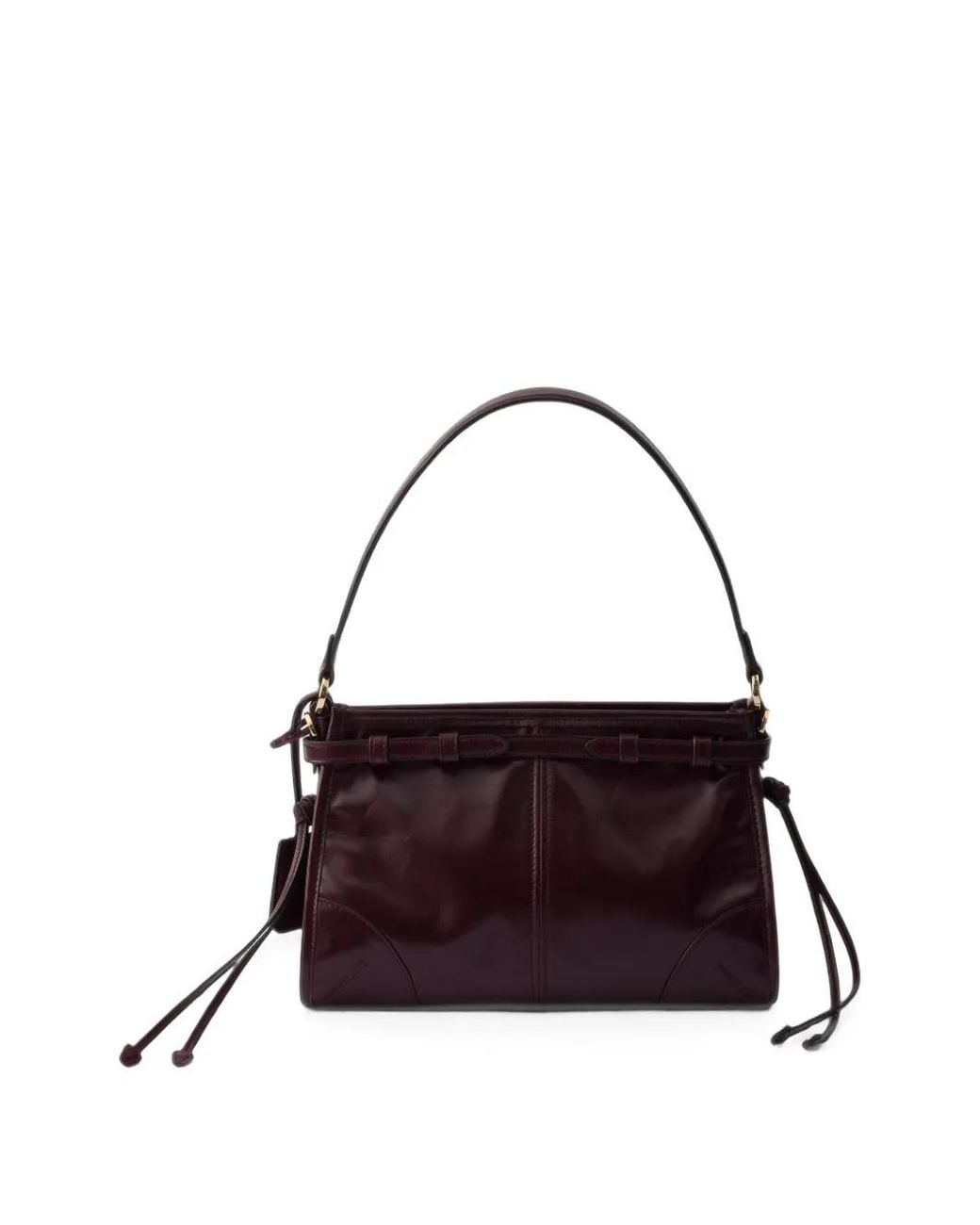 Prada Purple Bonnie Small Leather Handbag