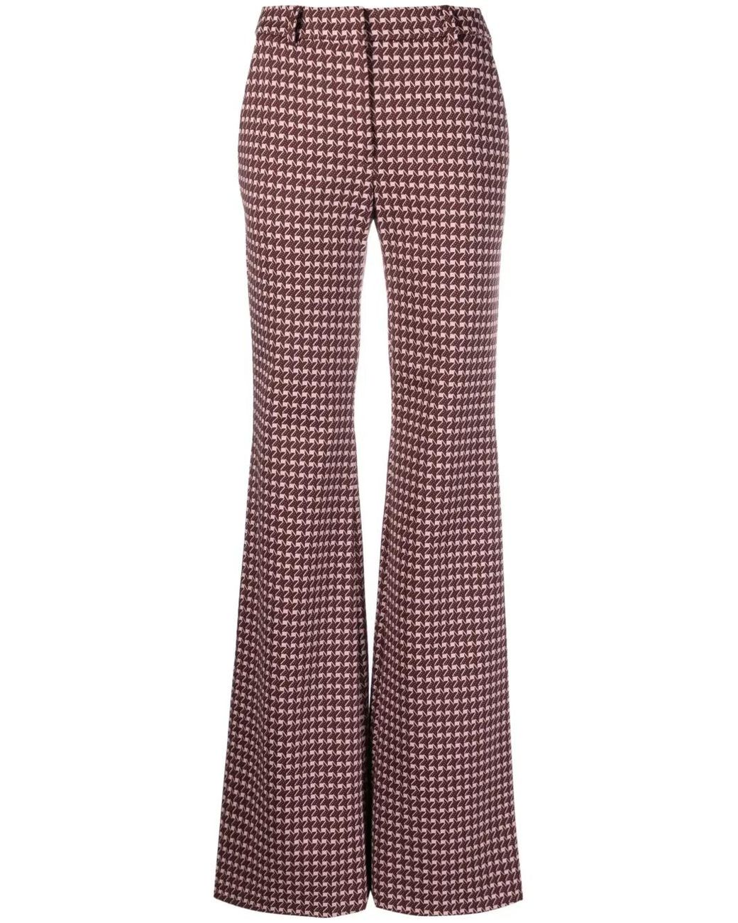 Moschino Broek Met Print in het Purple
