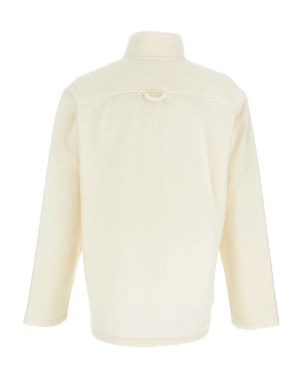 Rier White Half-Zip Turtleneck Sweater for men