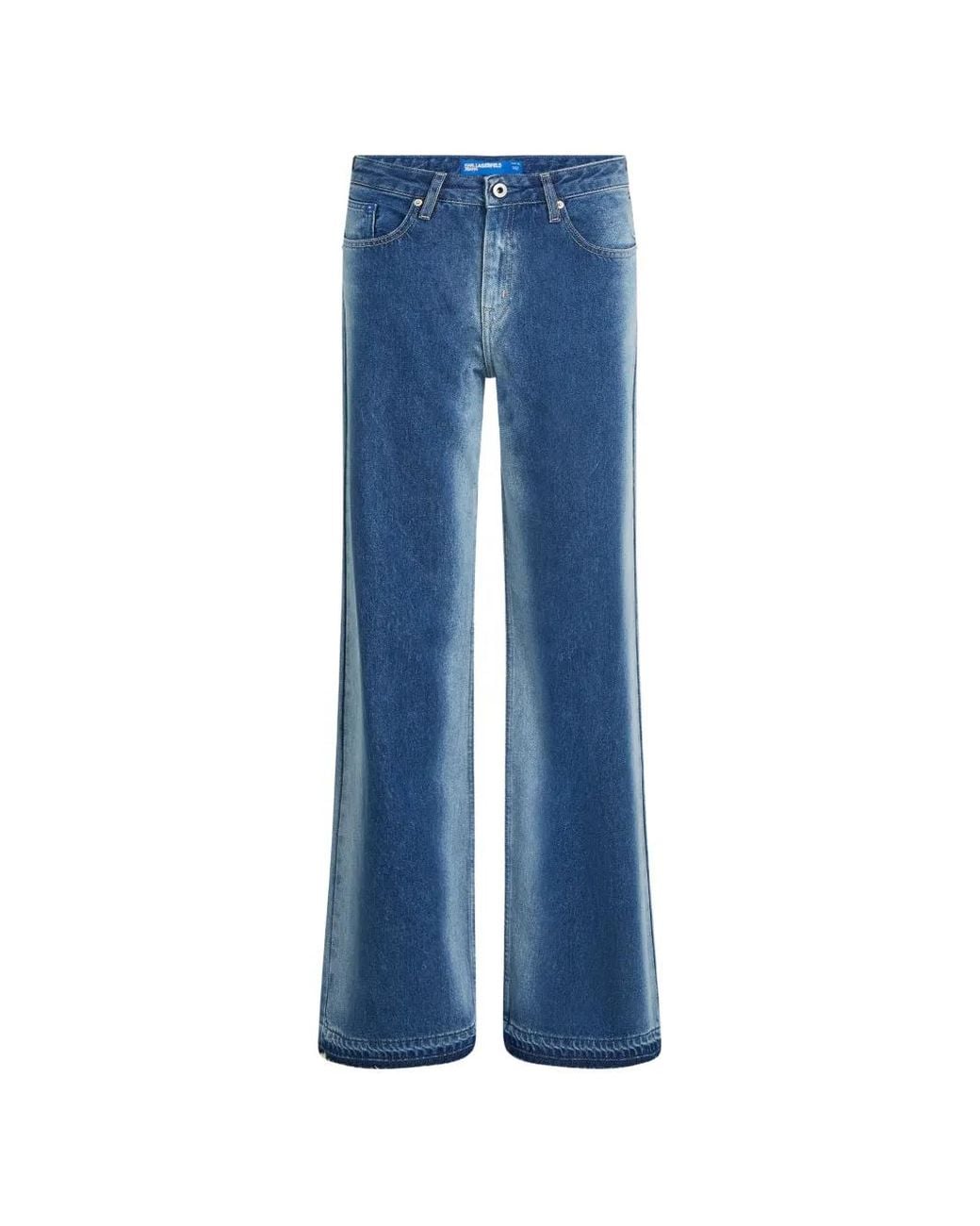 Karl Lagerfeld Blue Ombre-Effect Jeans