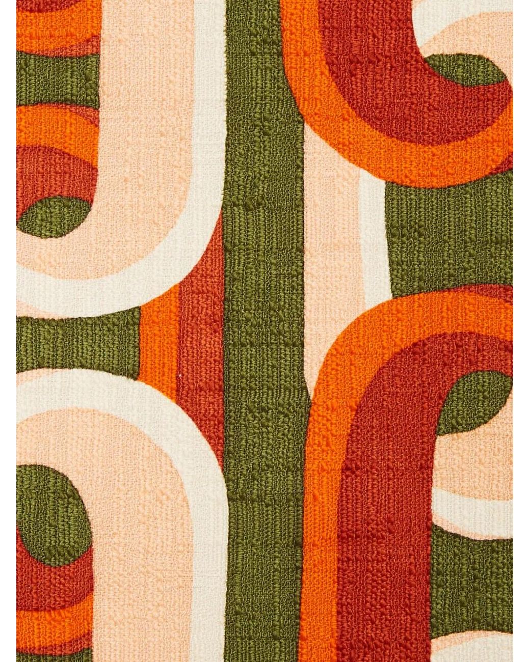 LaDoubleJ Orange Stretch-Cotton La Scala Top