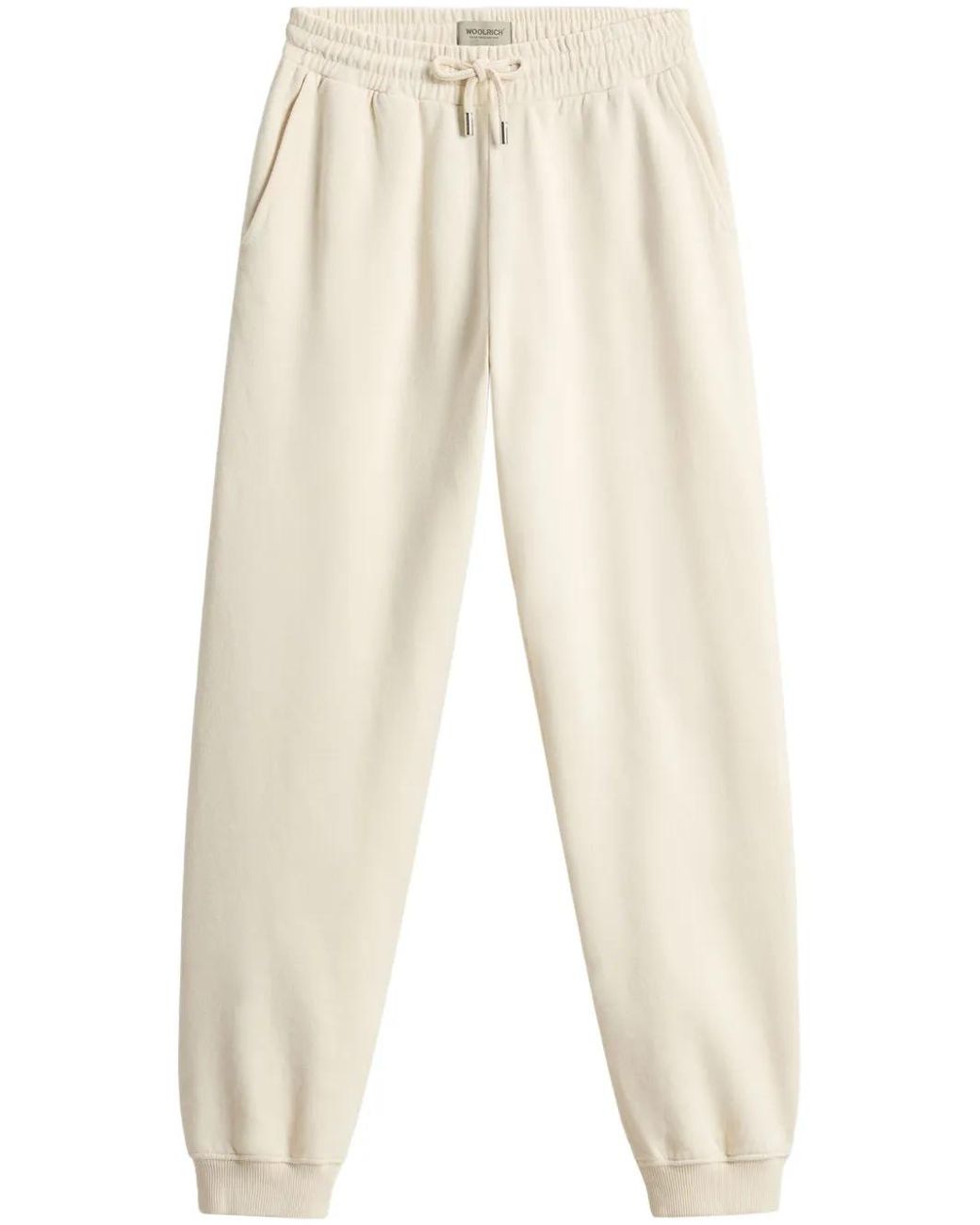 Woolrich Natural Lightweight Drawstring Track Pants
