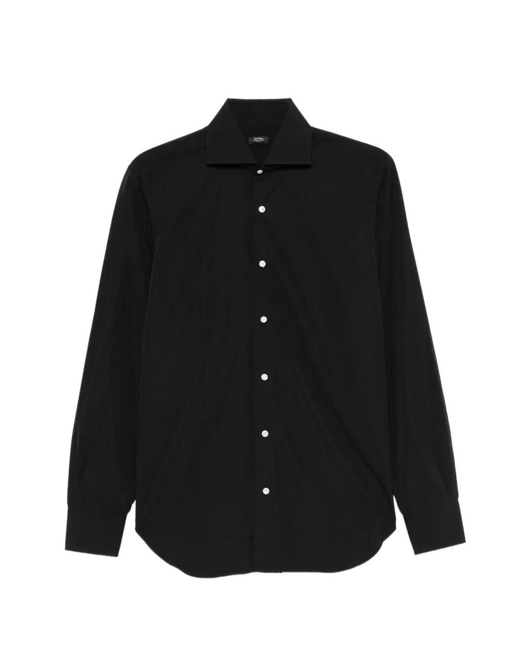 Chemise À Détails De Pompons Barba Napoli pour homme en coloris Black