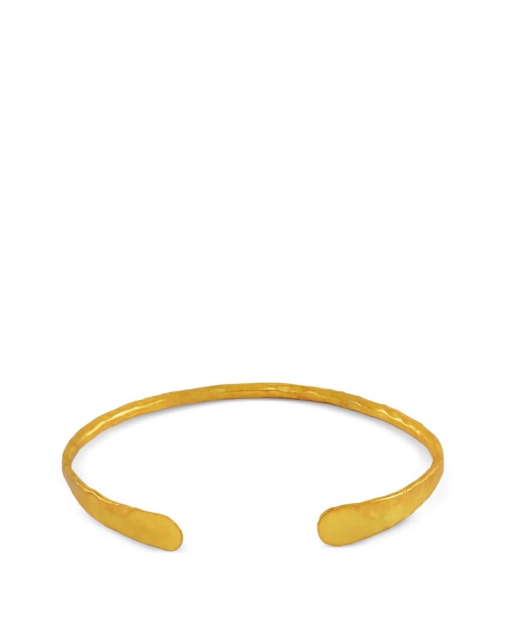 Ottoman Hands Metallic Ekavi Hammered Cuff Bracelet