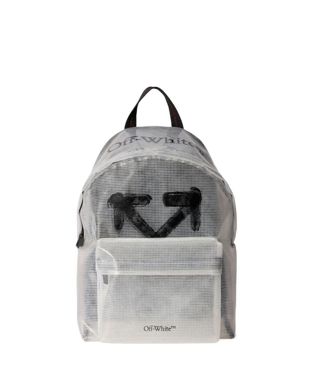Off-White c/o Virgil Abloh Gray Heritage Ripstop Backpack for men