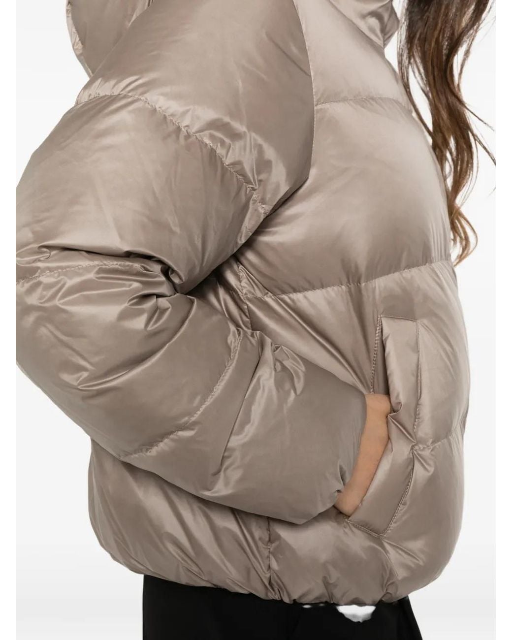 Marc O' Polo Natural Quilted Hooded Jacket
