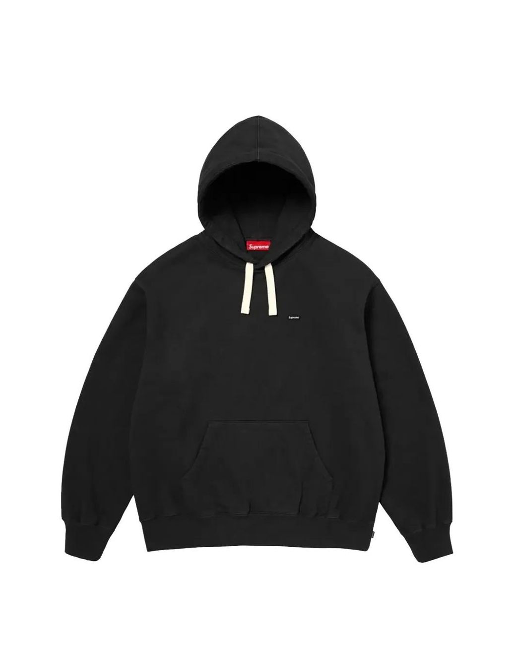 Supreme Black Small Box Hoodie for men