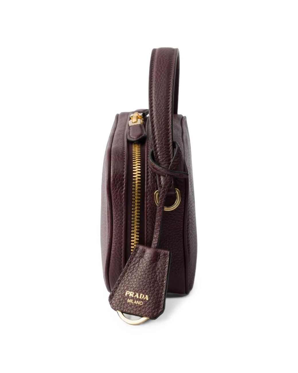 Prada Purple Odette Leather Mini-Bag