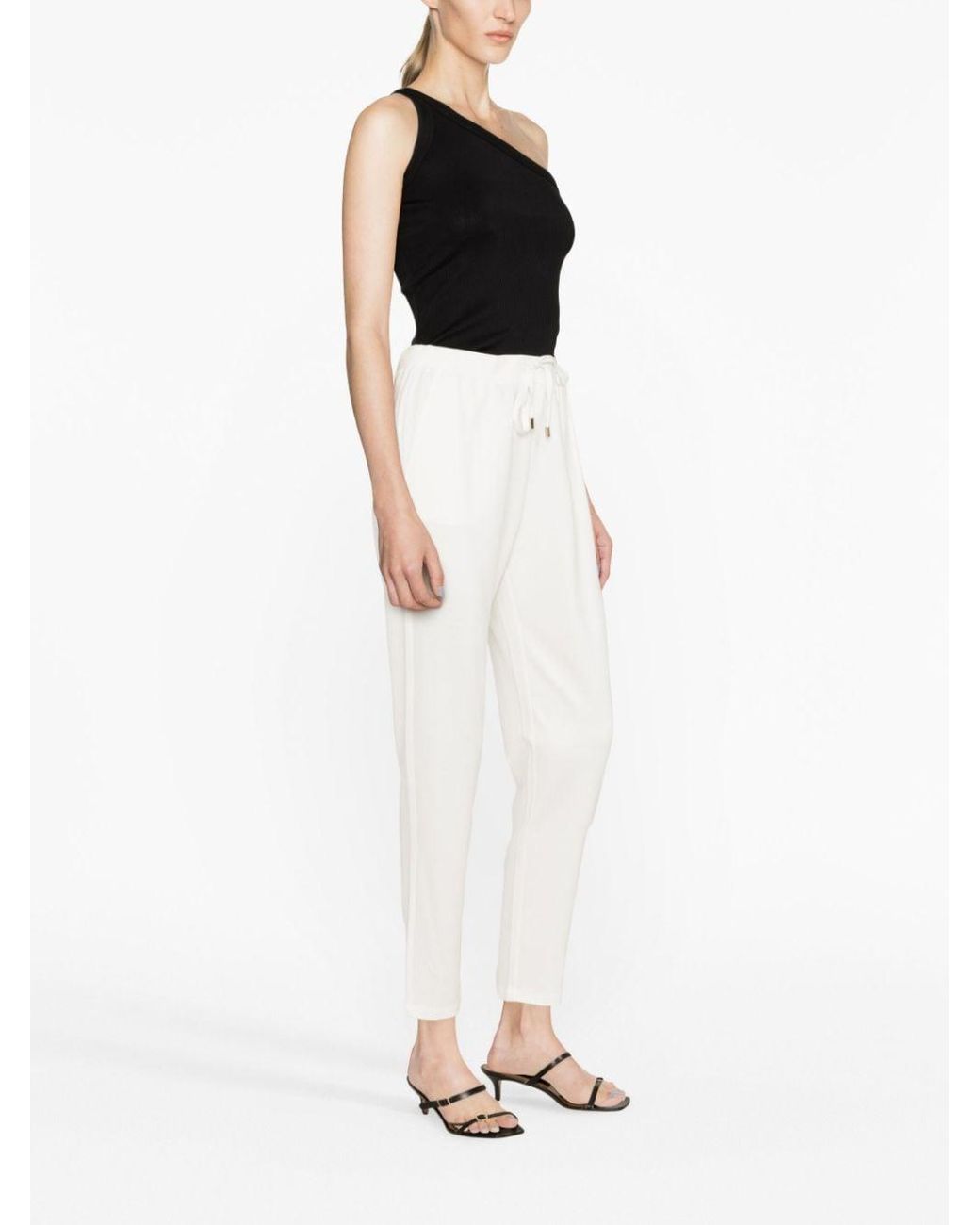 Pantalones de chándal ajustados de Liu Jo de color Blanco | Lyst