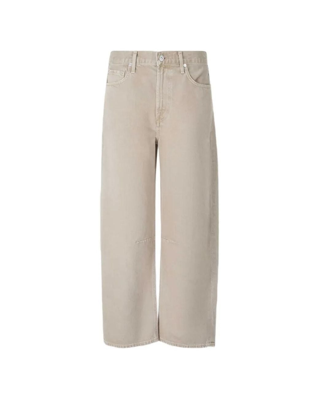 Citizens of Humanity Natural Miro Wide-Leg Denim Jeans