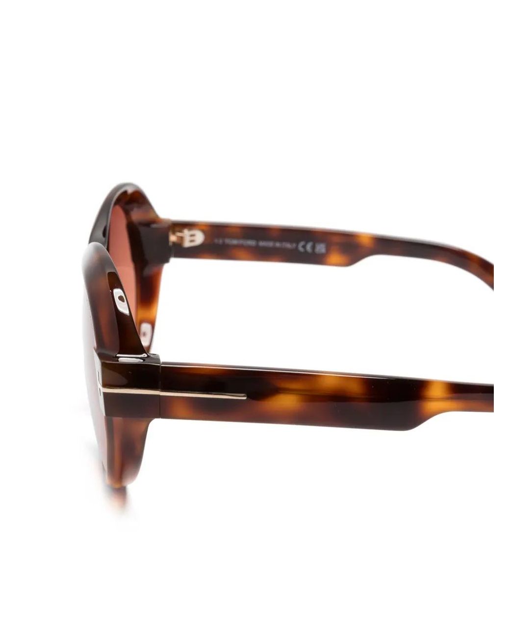 Tom Ford Pink Inger Oversize-Frame Sunglasses