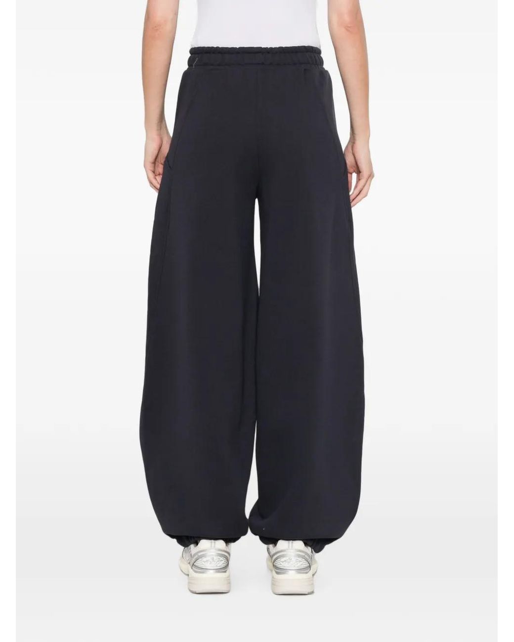 New Balance Blue Logo-Embroidered Track Pants