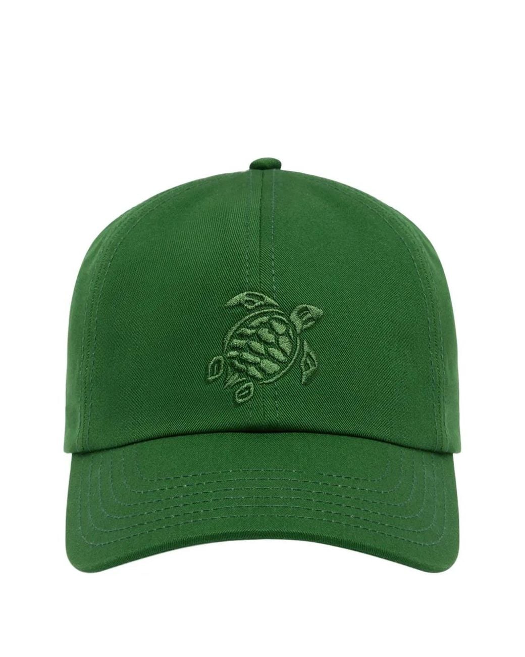 Vilebrequin Green Turtle-Embroidery Cap