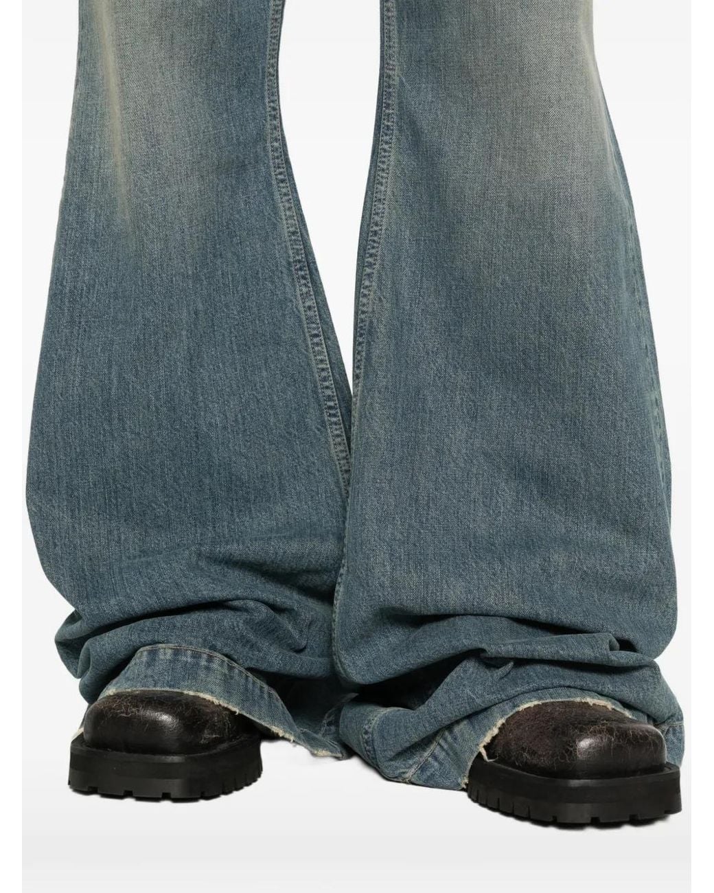 Rick Owens Blue Bolan Bootcut Jeans for men