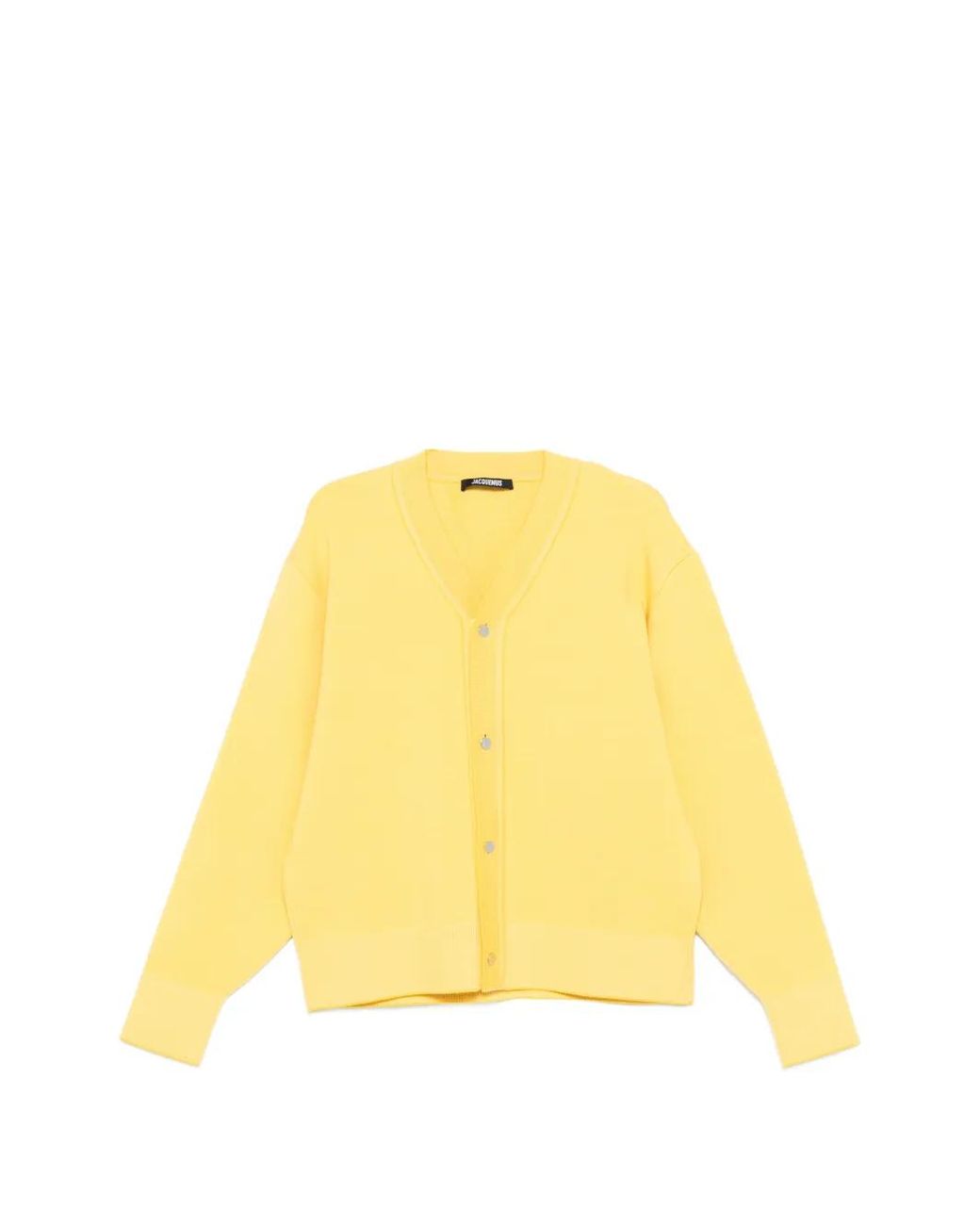 Jacquemus Yellow The Doppio Cardigan for men