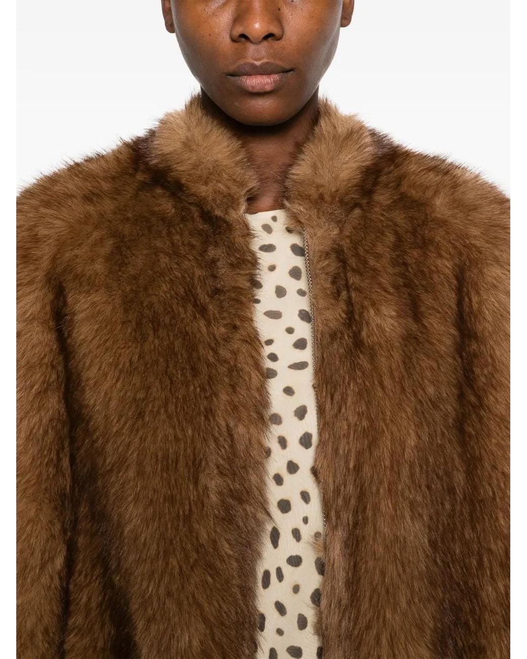 Cappotto di Betta Corradi in Brown