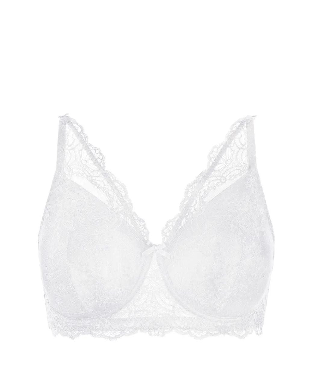 Aubade White Danse Des Sens Lace-Trim Bra