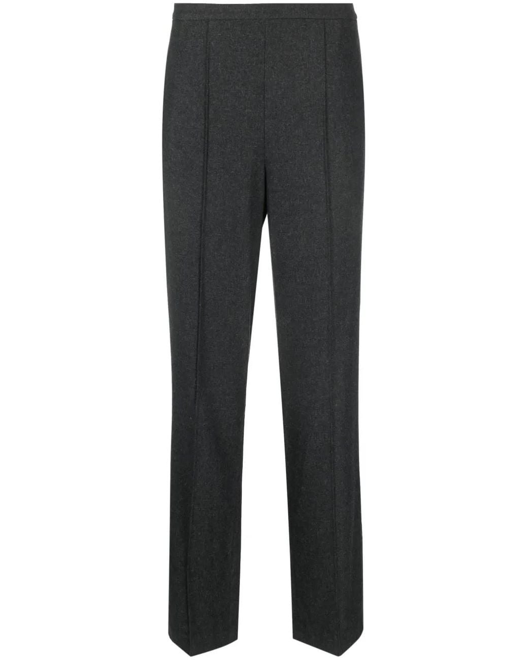 Vince Gray High-Waist Tailored Tapered Trousers