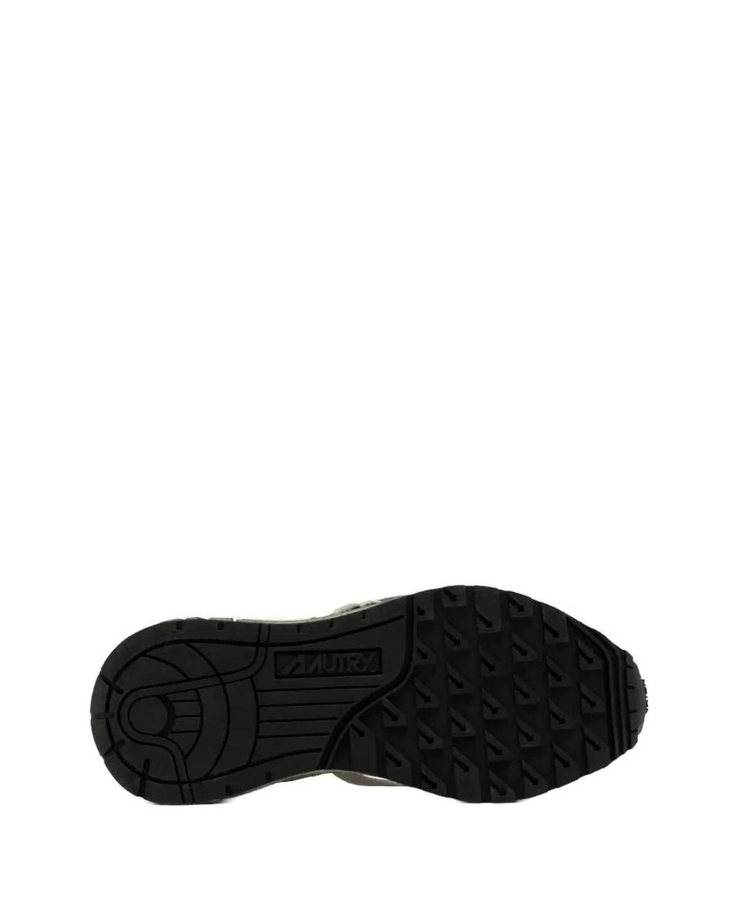 Autry Green Reelwind Super Vintage Lace-Up Sneakers