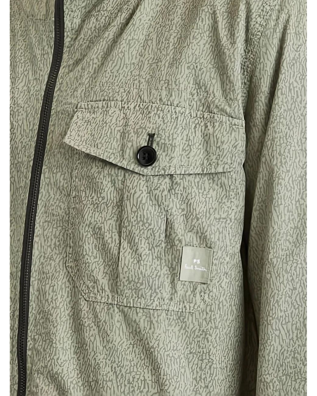 Paul Smith Green Hooded Pocket Jacket for men