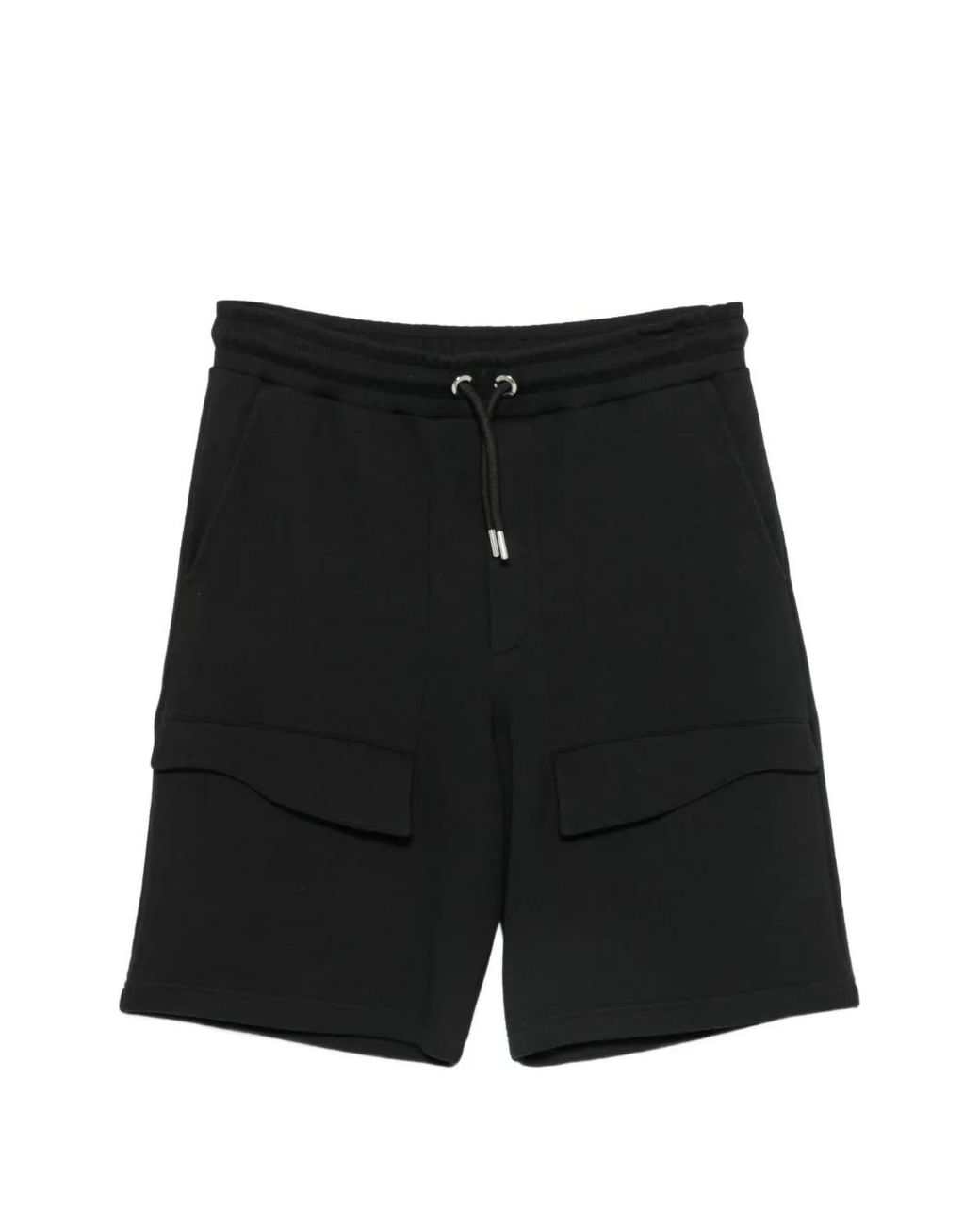 Les Hommes Black Short De Sport À Lien De Resserrage Et Poches Cargo for men