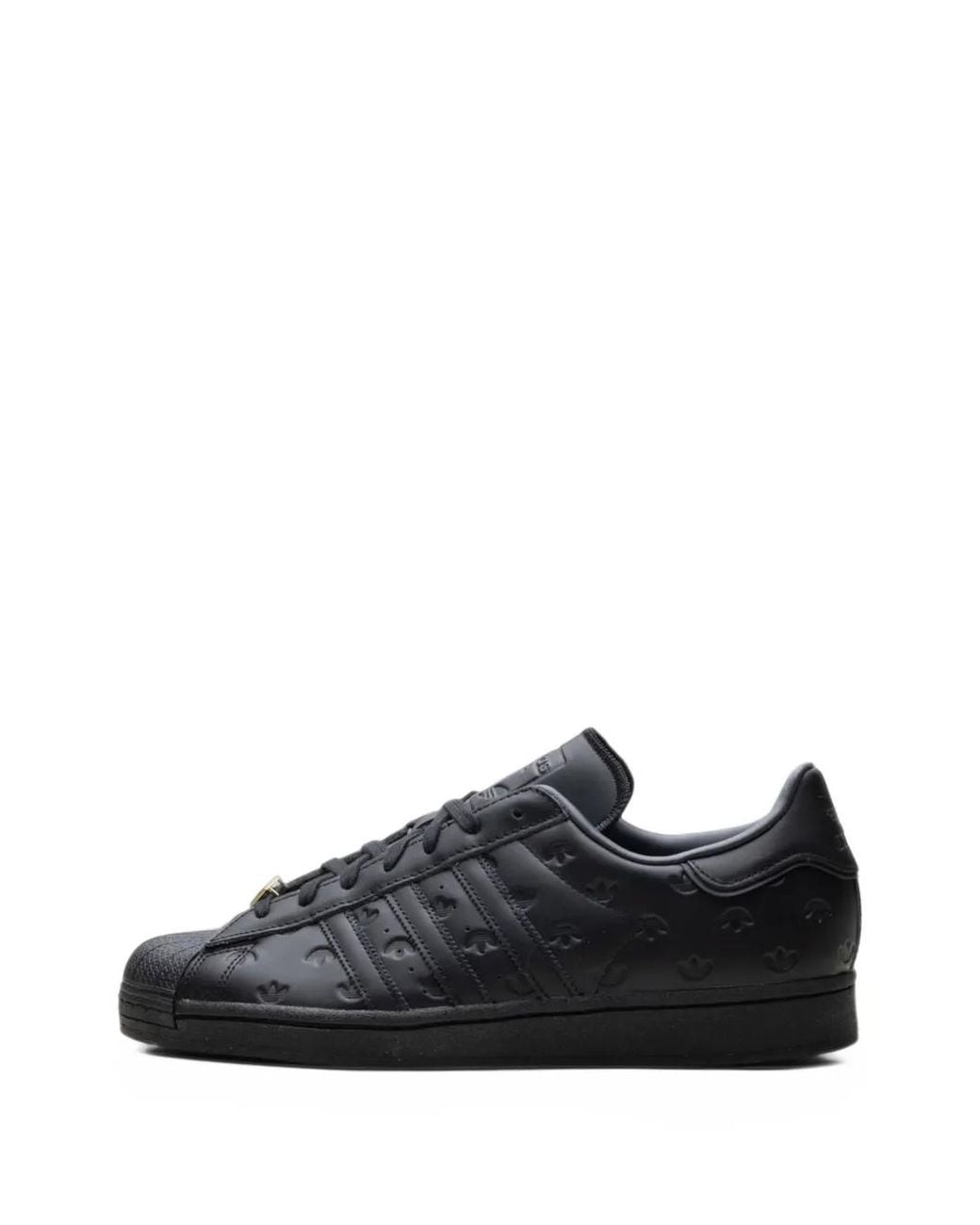 Adidas Black Superstar Sneakers for men