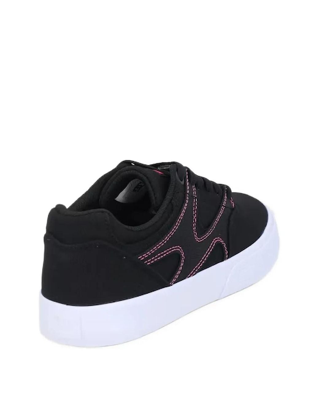 DC Shoes White Baskets Kalis Vulc À Coutures Contrastantes