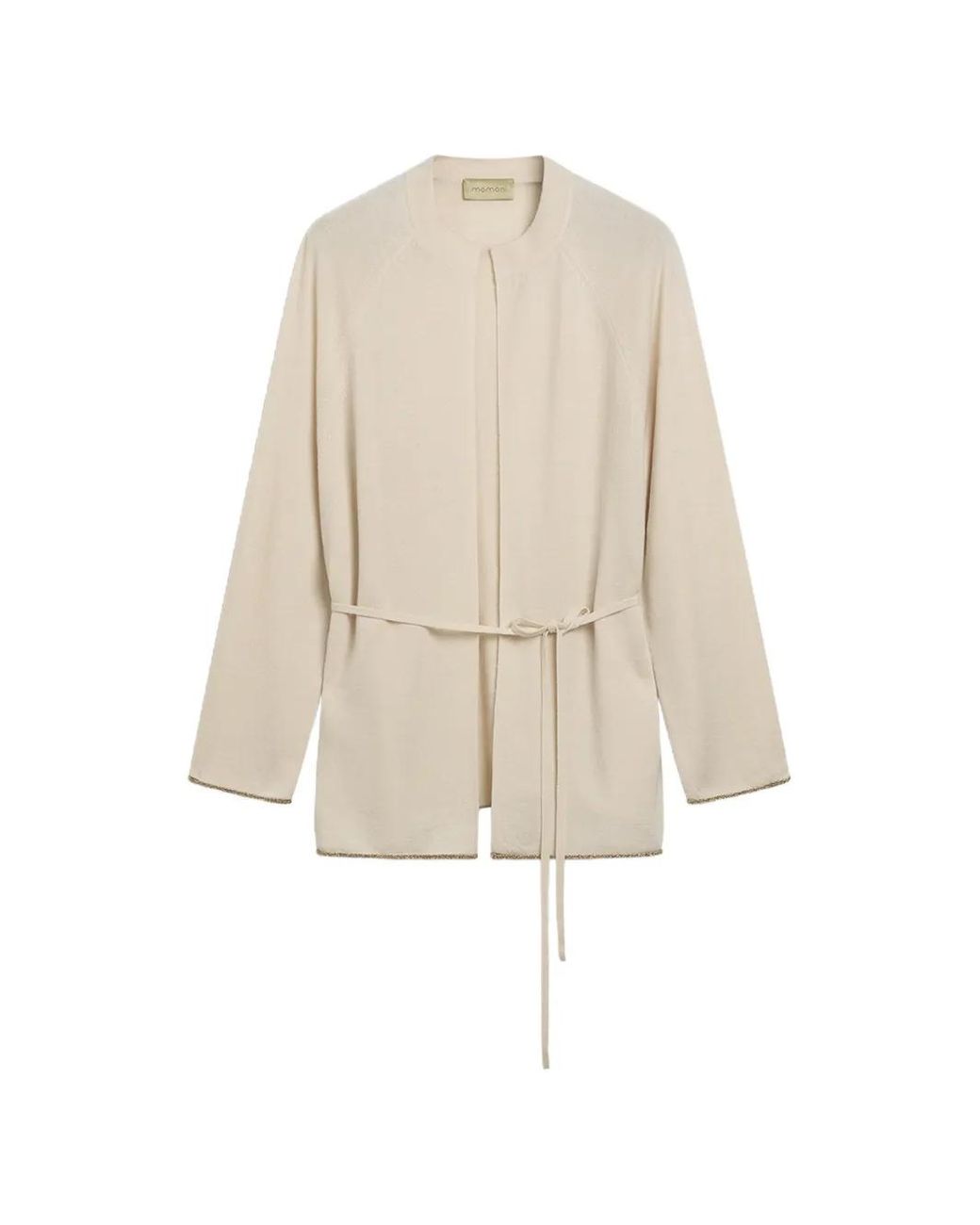 Momoní White Stiga Wool Cardigan