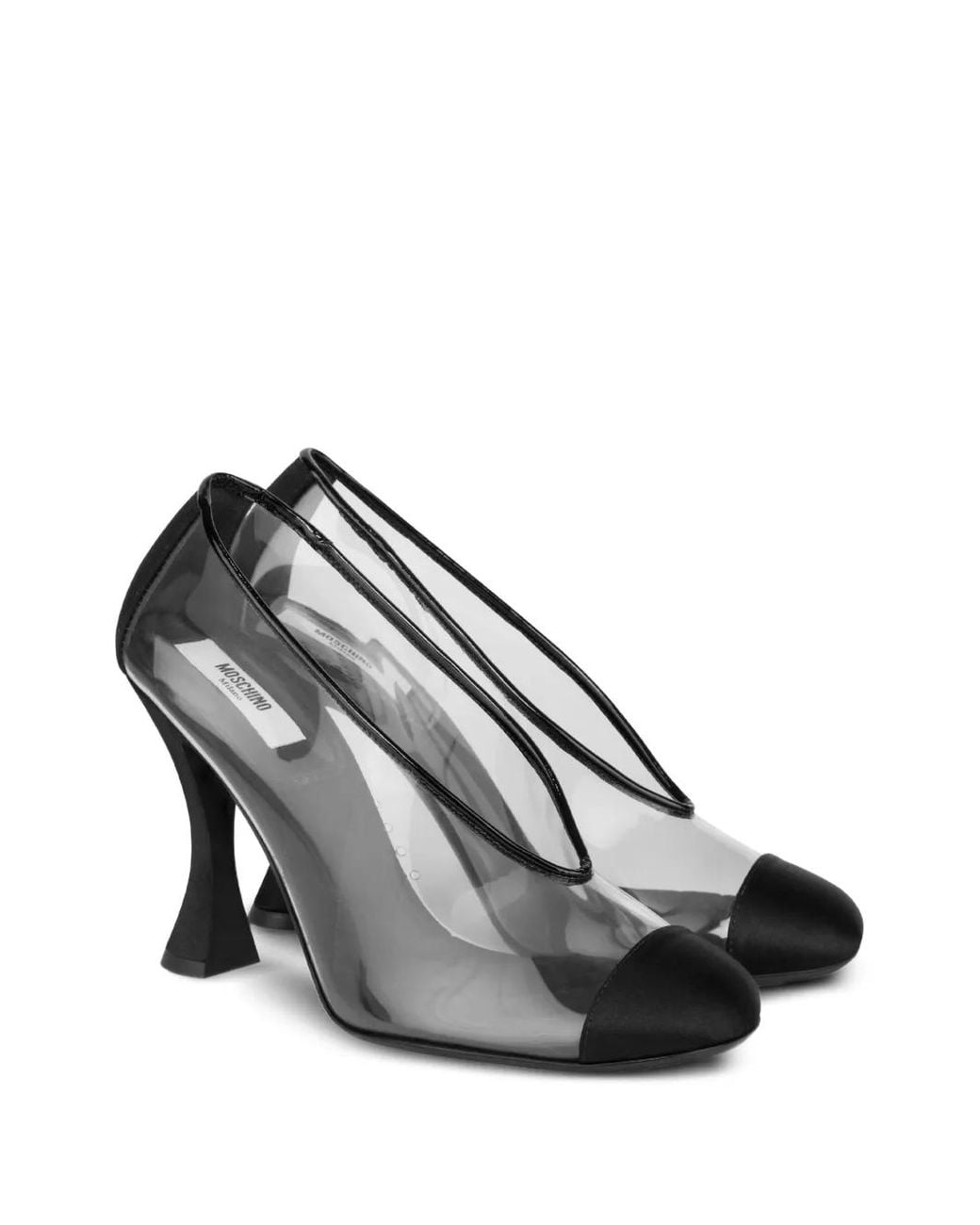 Moschino White Pvc Pumps