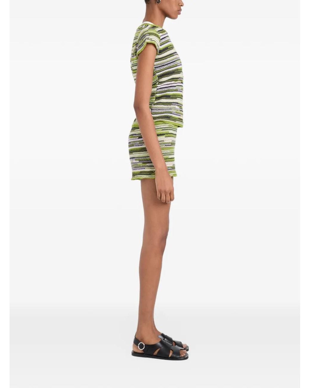 Proenza Schouler Green Veya Knit Tee