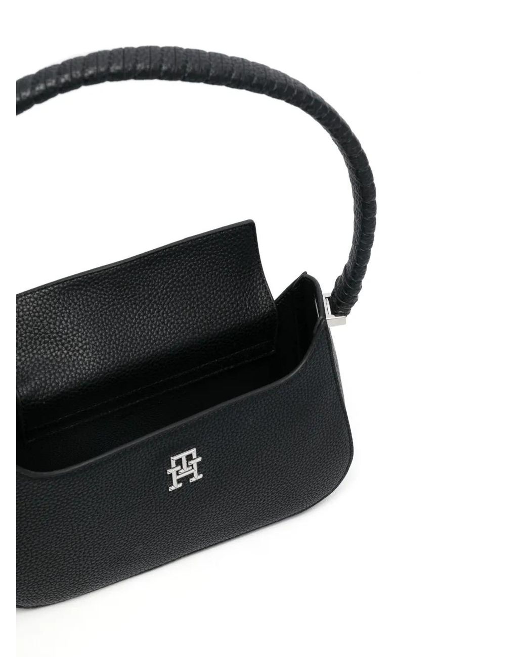 Tommy Hilfiger Black Emblem Shoulder Bag