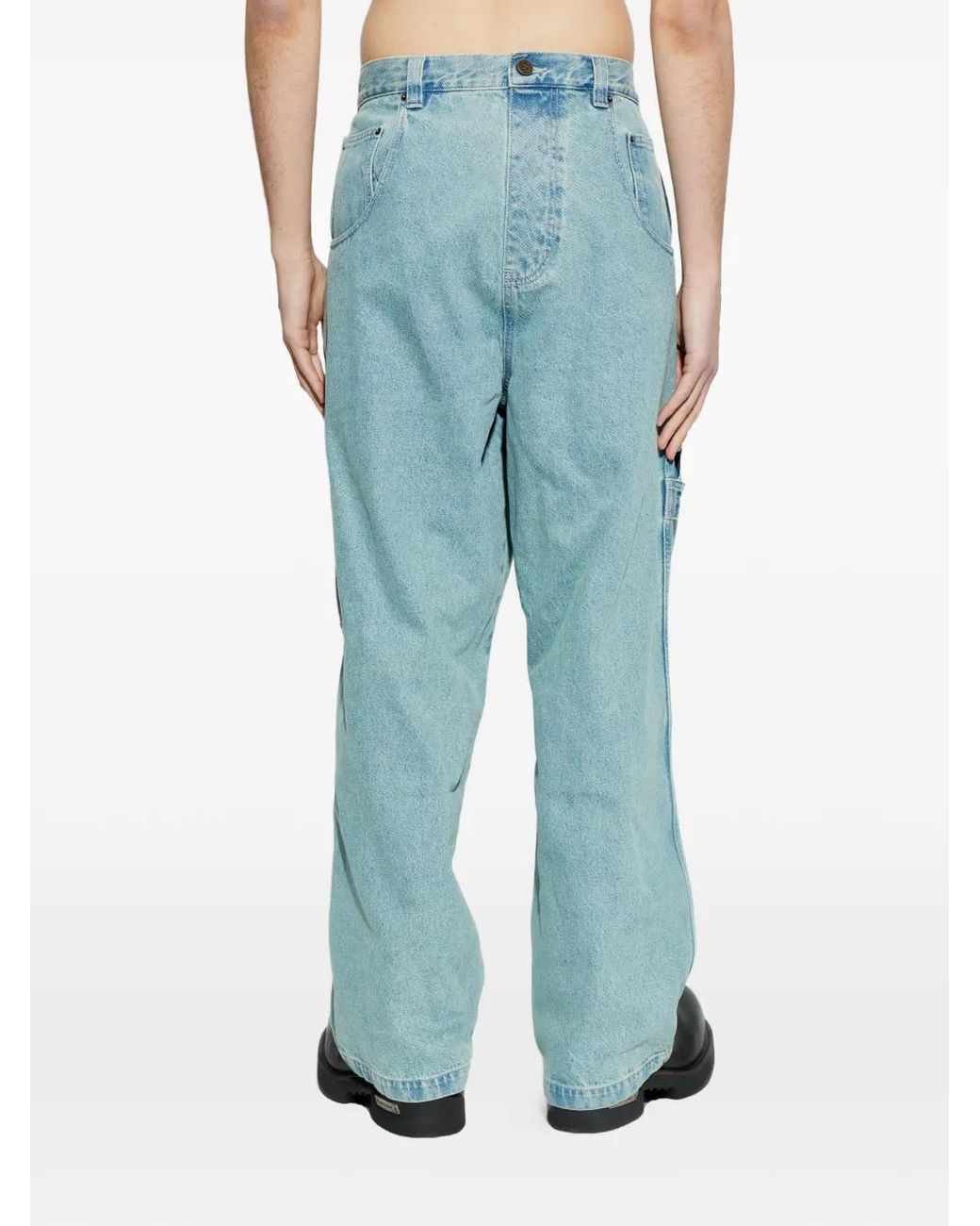 Vetements Blue Front-Pocket Jeans for men