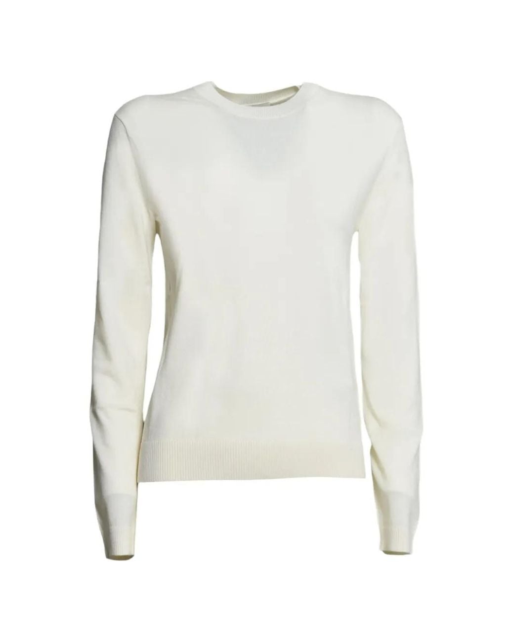 Weekend by Maxmara White Pull En Maille Fine